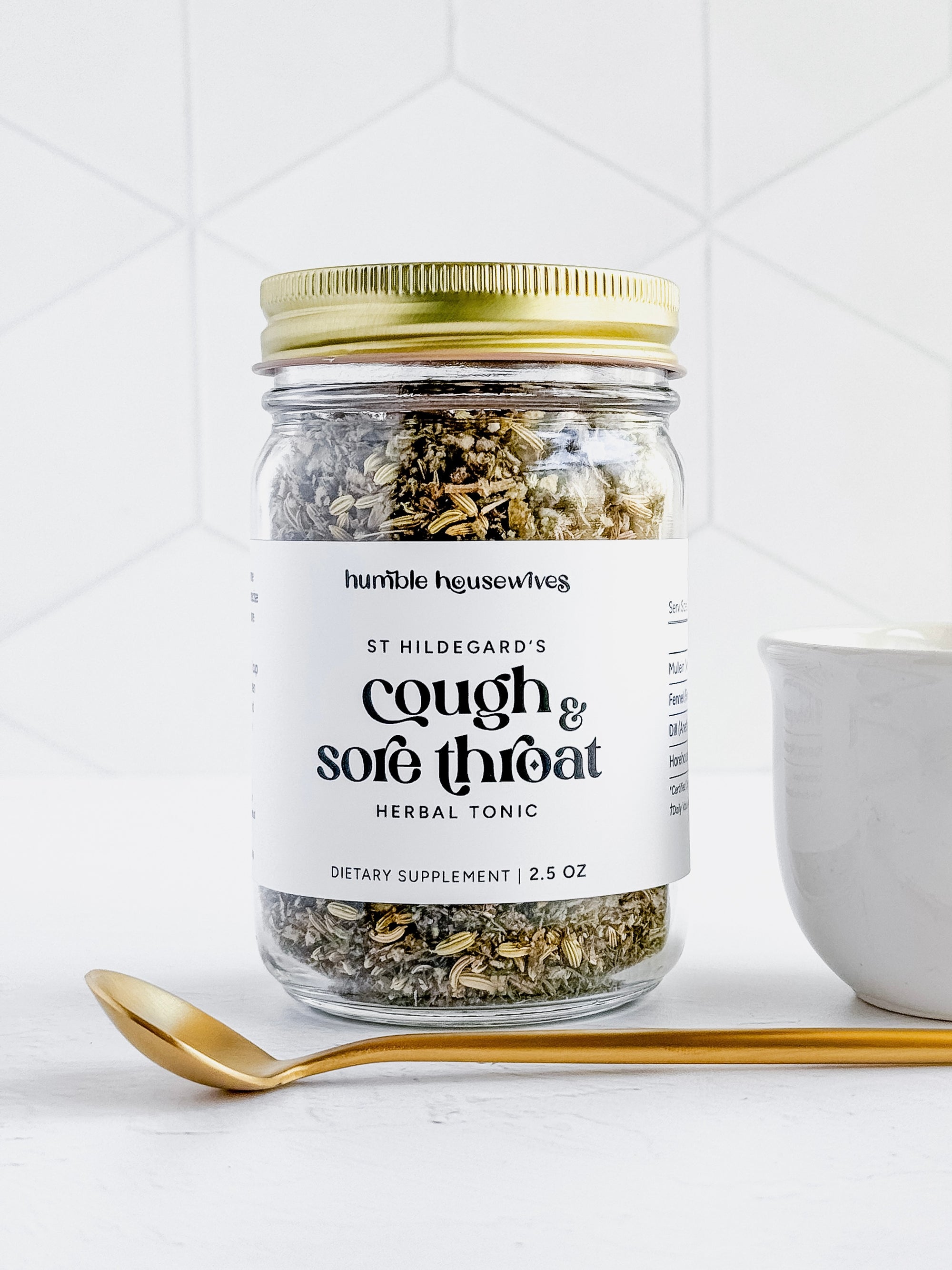 St. Hildegard&#39;s Cough &amp; Sore Throat Herbal Tonic